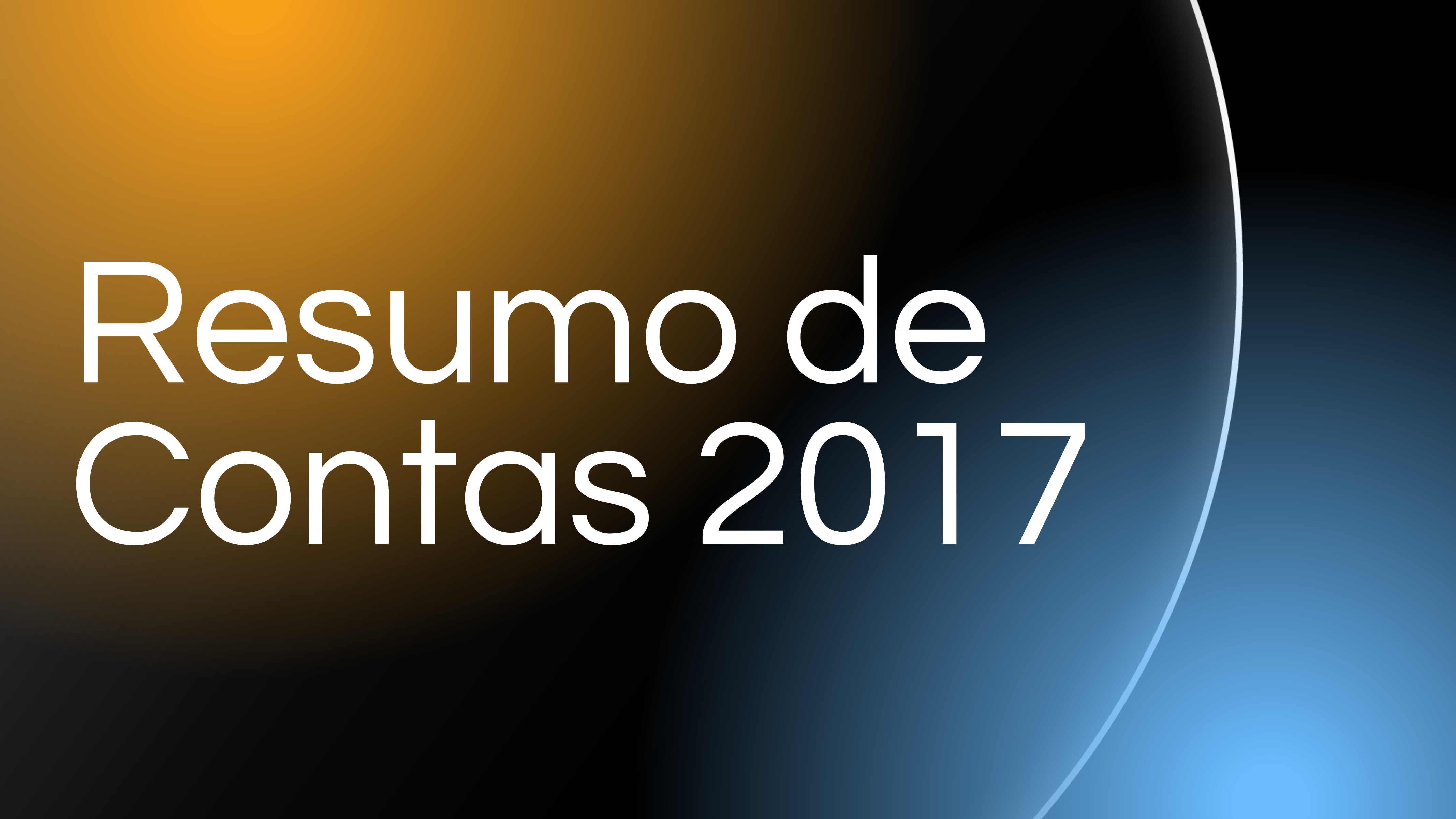 Resumo de Contas 2017